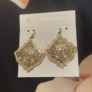 Gold Kendra Scott earrings